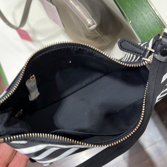 KATE SPADE
The Little Better Sam Stripe Small Shoulder Bag in BlackClotted Cream - Picture 12 of 16